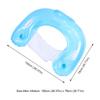 Pool Floaties with Cup Holders and Handles Floating Pool Chair Pool Raft for Adults Swimming Pool Party Summer Water Fun