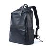 First Layer Genuine Leather Backpack Computer Backpack Business Commuter Black Travel Backpack for Men and Women