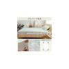 Semi-double bed pad, 100% natural linen and cotton blend, suitable for spring and summer.