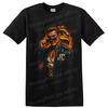 Johnny Cage T Shirt Fiery Portrait Martial Arts Fighter Graphic Tee Gamer Gift