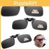 Lunettes de soleil polarisées à clipser et rabattables pour hommes et femmes, verres Tac, protection UV400