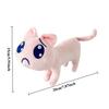 TreasuringU 20cm Rosa Katze Plüschtiere Kawaii Cartoon Katze Stoffpuppen Niedliche Unglückliche Katze Plüschtier Spielzeug Geburtstagsgeschenke