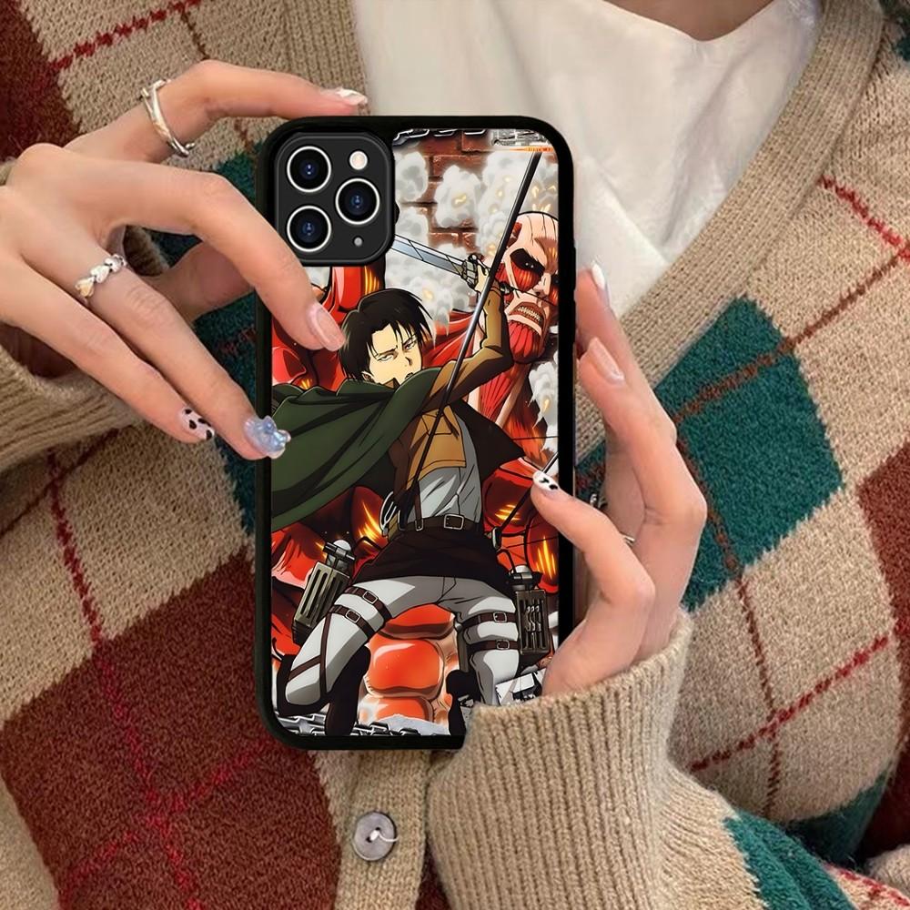 Levi Eren Jaeger Phone Case Silicone PC+TPU For For IPhone 11 12 13 14 15 16 Plus Pro Max Cover