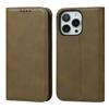 Applicable to iPhone16E mobile phone leather case 17Pro solid color calf pattern strong magnetic card wallet Xperia1 VIII