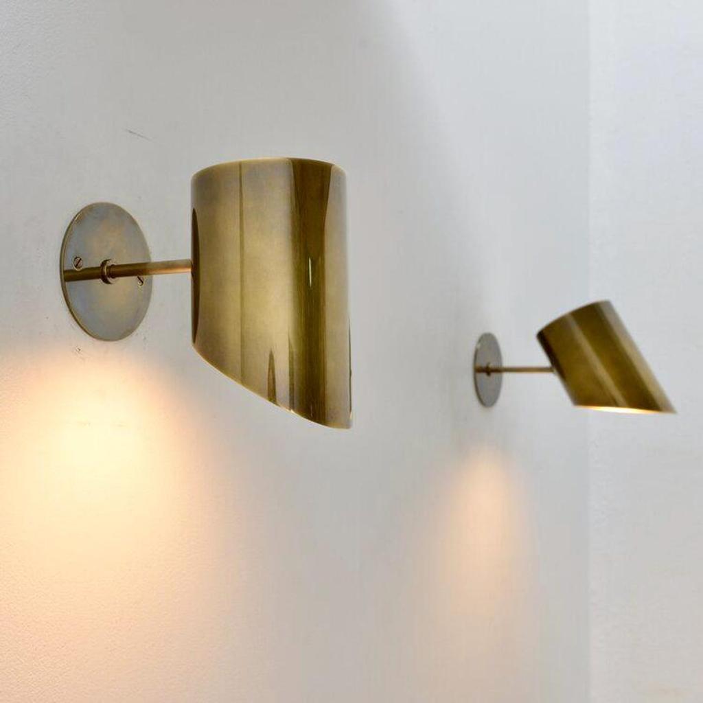 Mid Century Italian Brass Wall Sconce Modern Luxury Home Lighting Fixture