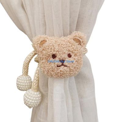 Cartoon Bear Curtain Tieback for Window Decoration Keep Your Curtains Secure and Add Charm To Your Living Room D57B