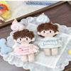 Multicolor Mini Hairy Dress Set 10cm Doll Replacement Outfit Cute Doll Clothes  Changing Dress Game