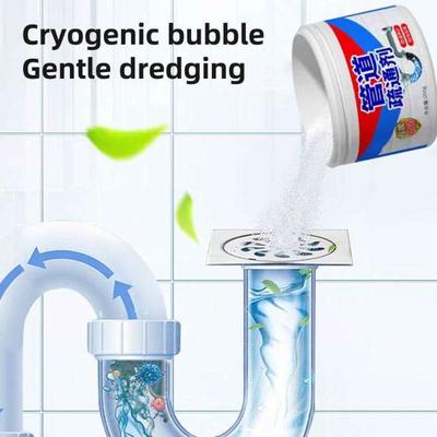 Agente Draga Tubature 260g Sblocca Veloce Tubo Neutralizzatore Odori Non Corrosivo Rimuovi Residui Capelli Grasso
