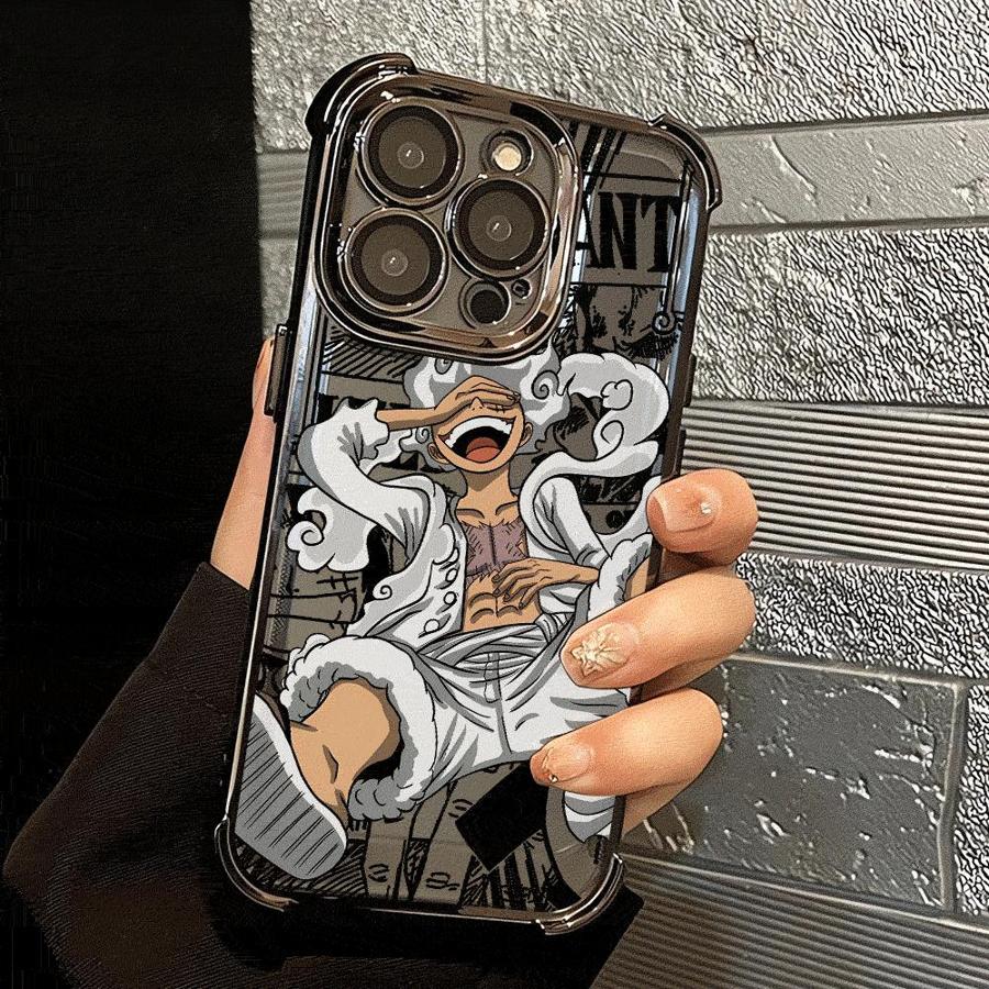 Soft Phone Cover Case for iPhone 13 15 Plus 11 14 17 Air 12 16 Pro Max Cool Onepiece Luffys