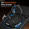 Magnetic Ring Stand Case For iPhone 17 Pro Max Slide Camera Lens Protection TPU Frame Plastic Back Cover