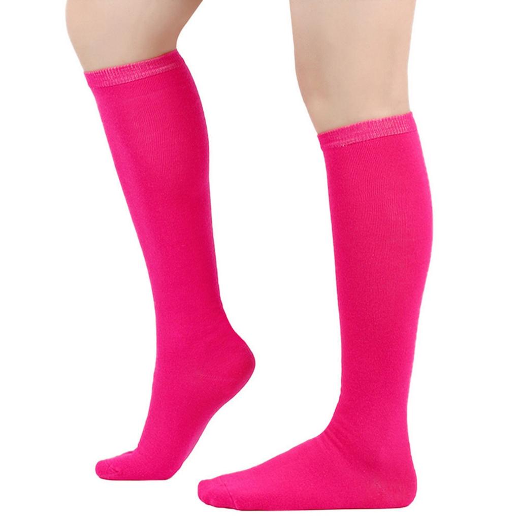 Women's Solid Color Calf-high And Knee-high Socks