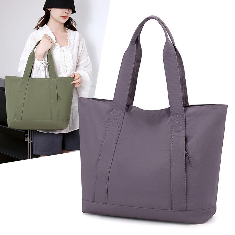 New Simple Casual Tote Bag Women's Large-capacity Commuter Women's Bag Travel Fashion and Lightweight Women's Shoulder Bag