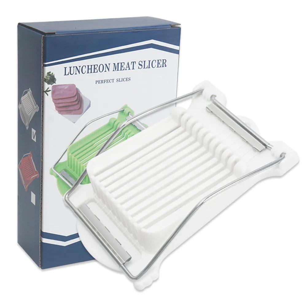 Poultry Luncheon Meat 304 Reinforced Stainless Steel Boiled Egg Fruit Soft Cheese Slicer Spam Cutter Kitchen Tools TLY007