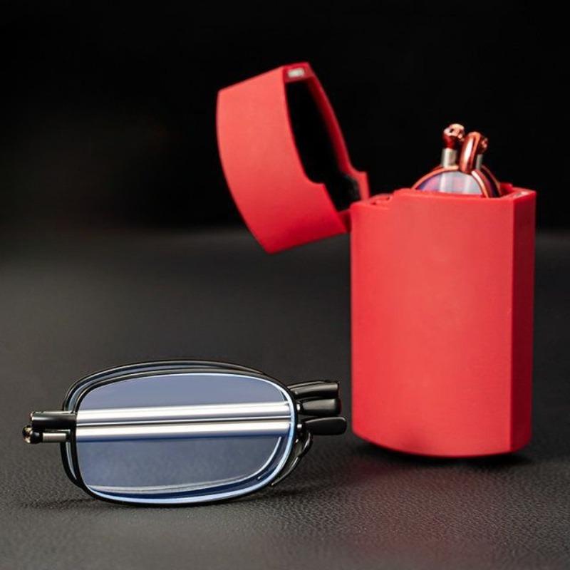 2 Pcs Anti blue light reading glasses lightweight design foldable for both men and women suitable for daily use