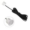 Car English Voice Broadcast Reverse Backup Parking Detector System with 4 Radar Sensor White