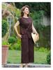 Elegant Summer Set: Stylish Short-Sleeved Top & Large Size Two-Piece for Middle-Aged & Elderly Moms - 2026 Collection
