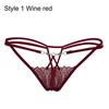 Underwear Underpants Low Waist Briefs Women Erotic Lingerie Lace Flowers G-string Sexy Panties