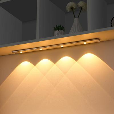 USB-LED-Nachtlicht, Bewegungsmelder, kabellos, ultradünn, LED-Weinkühler-Licht für Küchenschrank, Schlafzimmer, Kleiderschrank, Innenbeleuchtung