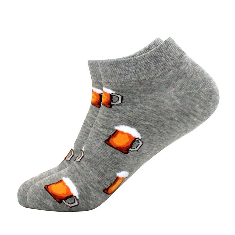 Men's Socks Invisible Short Summer Socks Quality Business Casual spring Color Combed cotton diamond astronaut Boat Socks