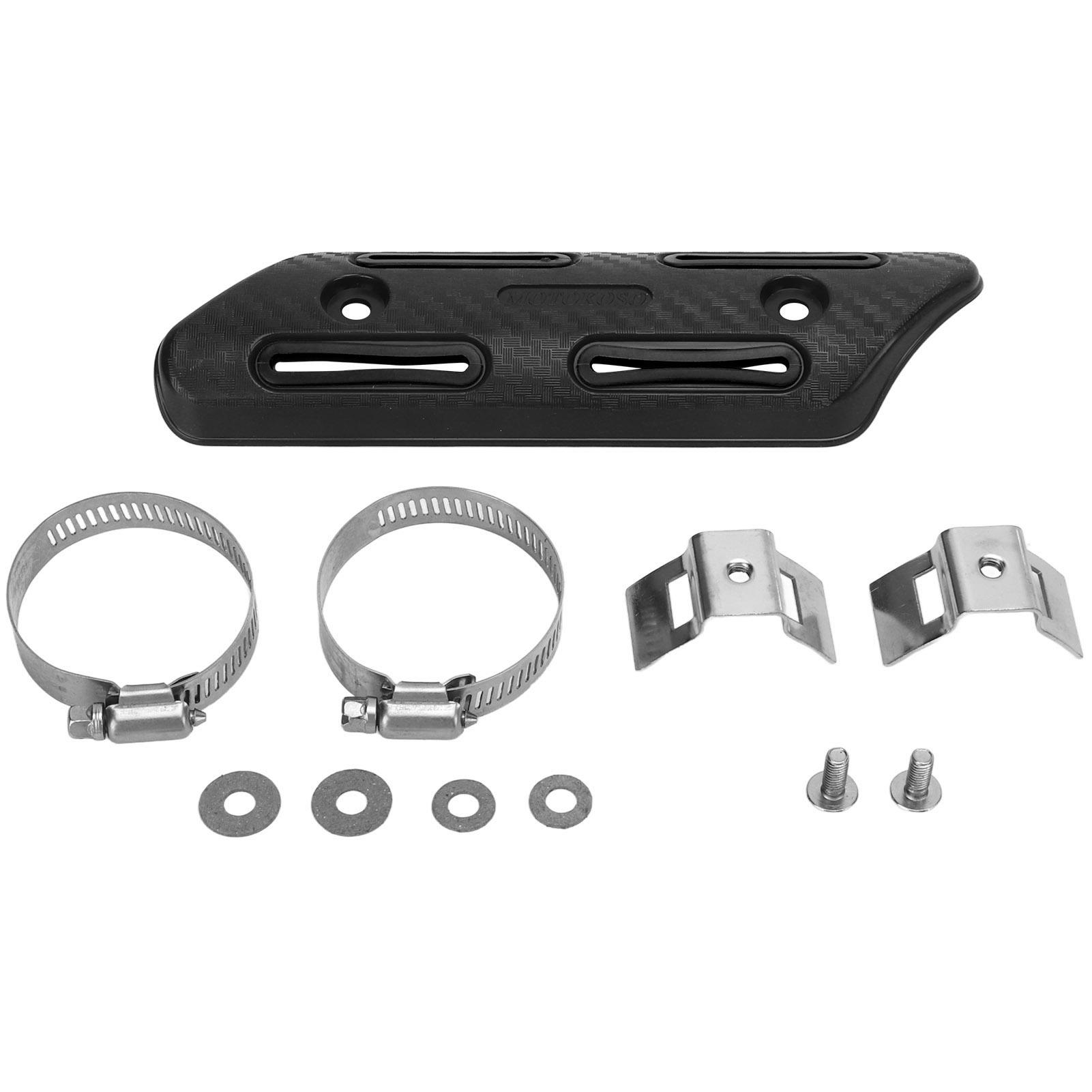 

Теплозащитный экран выхлопной трубы, изоляционный чехол для 4-тактных мотоциклов, квадроциклов, UTV, внедорожников Black