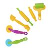 6pcs/set Children Art Clay Tools Set DIY Dough Modeling Tools Kit for Kids Toddler