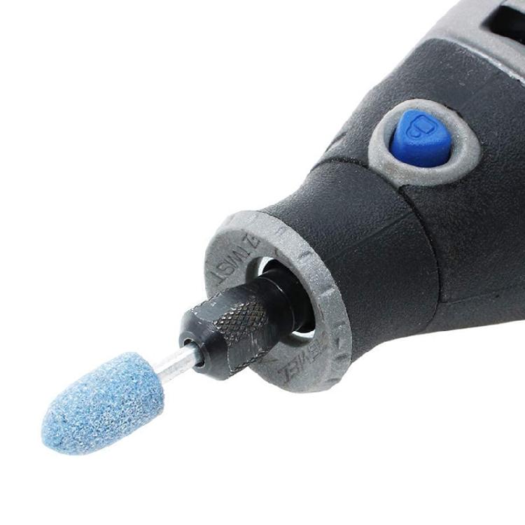 10 Pcs Professional Blue Abrasive Stone Polishing for Head Mounted 3mm Shank Too