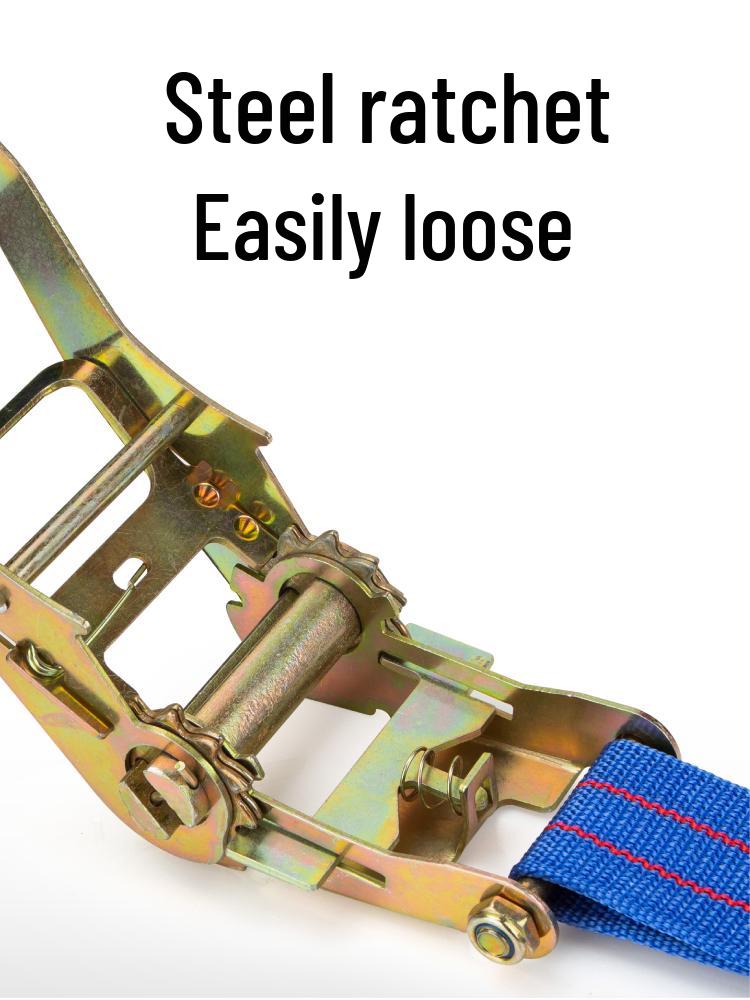 Heavy-Duty Polyester Ratchet Tie-Down Straps for Cargo Securing