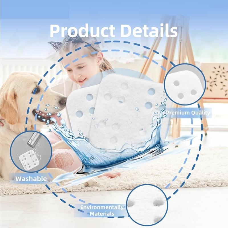 30Pcs Mineral Absorption Pads Descaling Pads for HM713 HM713S HM813S Warm and Cool Mist Humidifiers Filter Pad