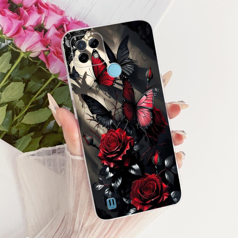 For Realme C21 C21Y Case RMX3201 RMX3261 RMX3263 Cover Cool Dragon Lion Soft Silicone Bumper For Realme C25Y RMX3269 C 21 Fundas