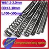 65Mn Drahtdurchmesser 1,5mm /2,0mm Lange Feder Druckfeder Länge 100mm 150mm 200mm 250mm 300mm 400mm 500mm