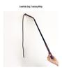 Genuine Leather Suede Dog Training Whip Toy - Tear-Resistant and Interactive