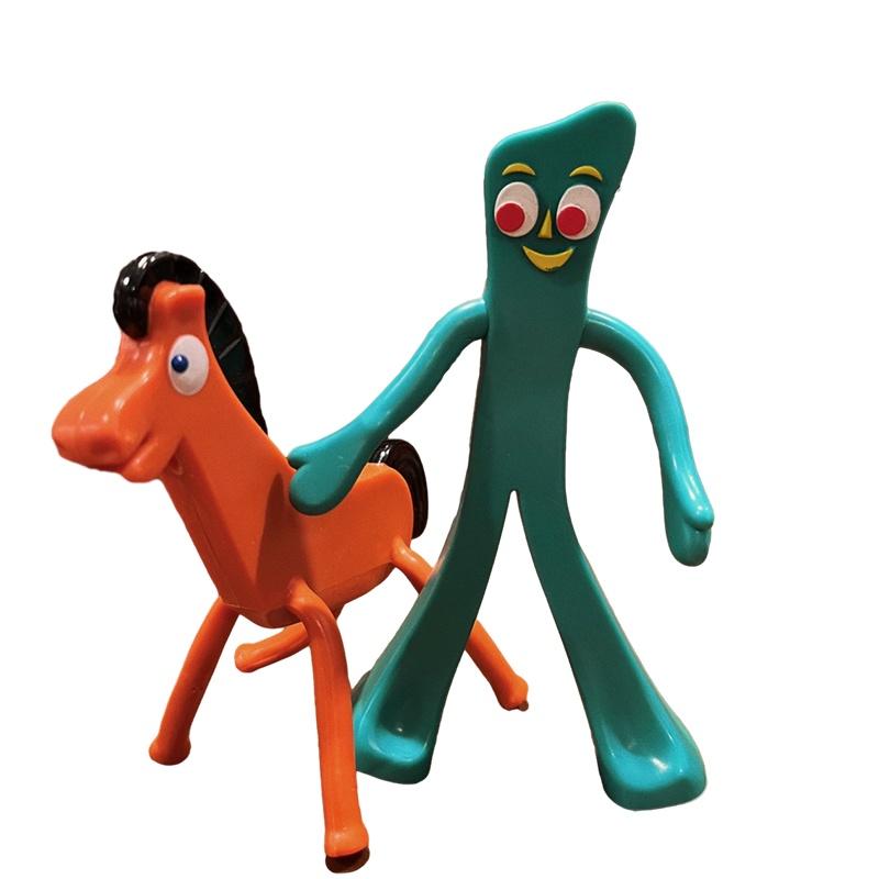 Vintage Gumby And Pokey Figures Charming Collectible Toy Set For All Ages