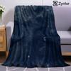 Dark Ocean Starfish Ultra Soft Sherpa Fleece Blanket Fluffy Warm Halloween Cozy Throw for Sofa Couch Bedroom Gift All Season