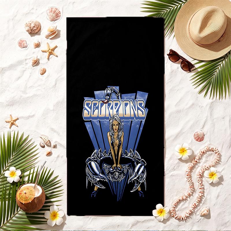 Scorpion Soft Beach Towel Stylish Beach Pool Towel for Summer Seaside Vacation Travel