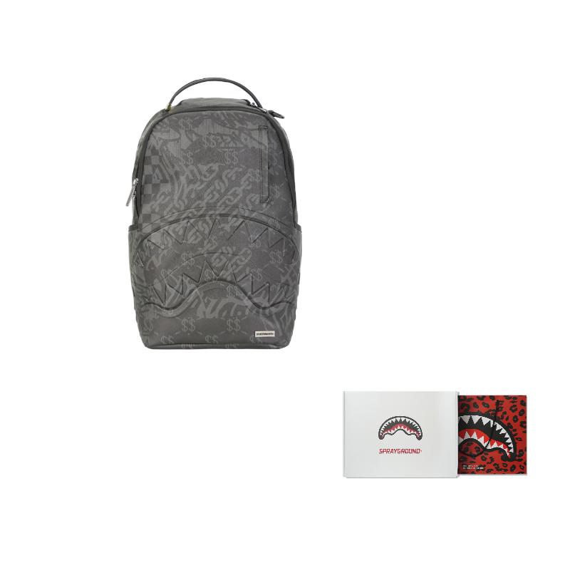 New SPRAYGROUND PVC Polyvinyl Chloride Backpack Unisex Black W1115703