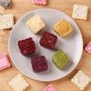 Flower Mooncake Mold Set 1 Mold 5 Stamps Diy Manual Flower Cookie Stamps Mooncake Maker Baking Tool Kitchenware Supplies