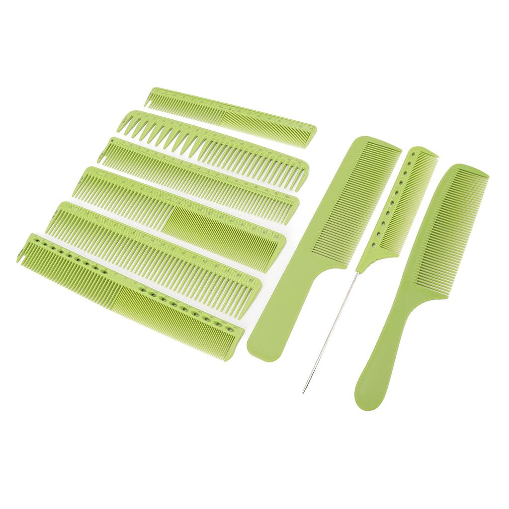 9 Pcs Hair Comb Set Professional High Temperature Resistant Stylists Comb Set for Men Teasing Styling