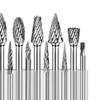 20 st Roterande filfräs Slipstift Karbidverktygsset Kit för Fasning Gravyr