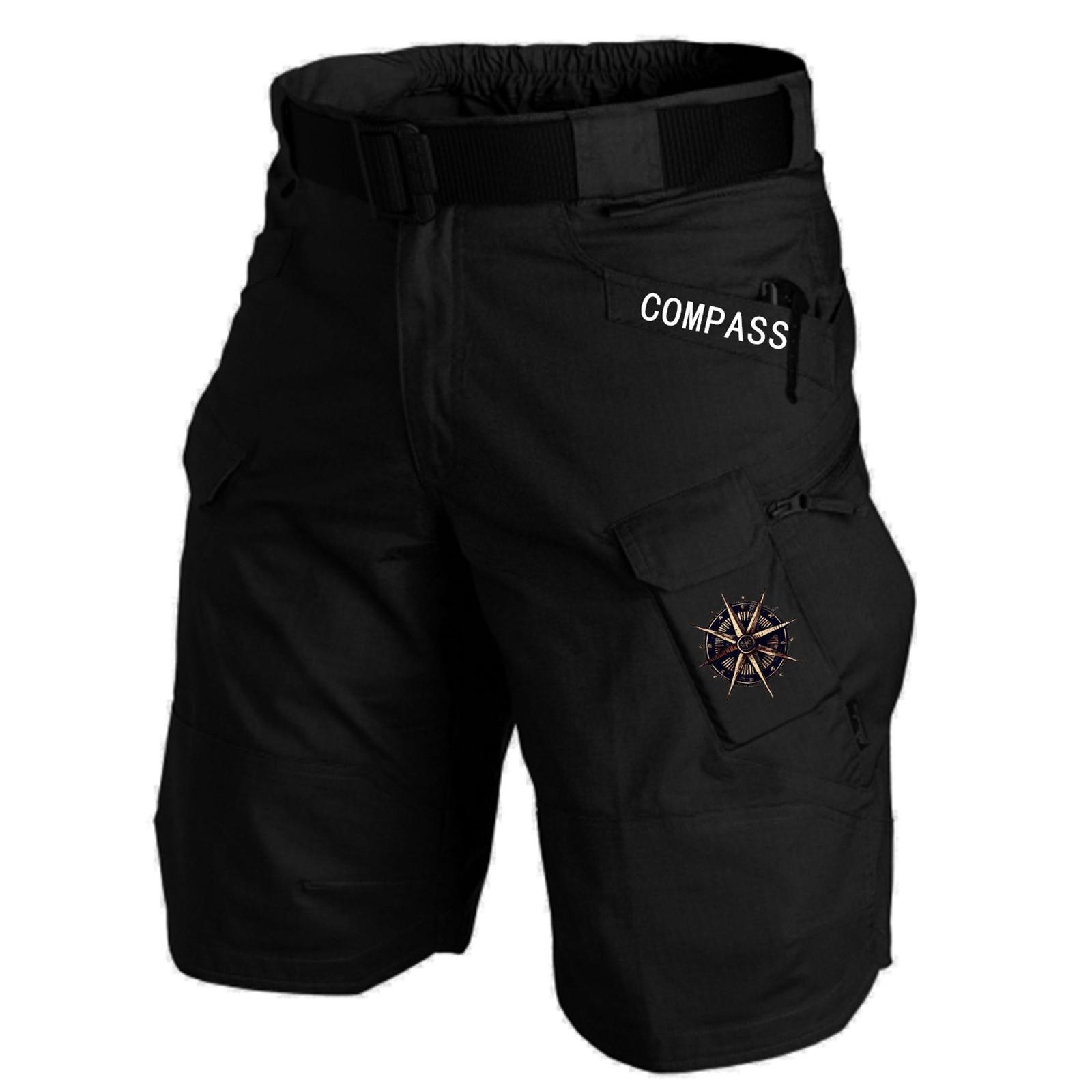 

Мужские летние шорты Шорты Свободные рабочие шорты Офицерские шорты Тренировочная форма Летние шорты Шорты L чёрный