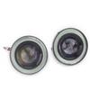 3.5" COB LED Fog Light Projector Car Blue Angel Eye Halo Ring DRL Lamp 2pcs/set