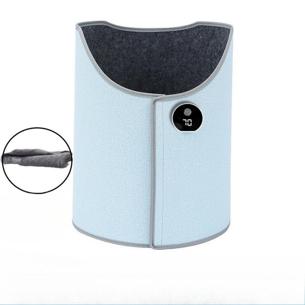 HOMZY Silent Foldable Leg Warmer Pro - Under Desk Electric Foot Heater with Thermostat & Auto Shut Off for Office Home Timer