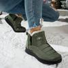 Shoes Men's New Winter Velvet Thickened Cotton Shoes Outdoor Men's and Women's Cold and Warm Snow Boots