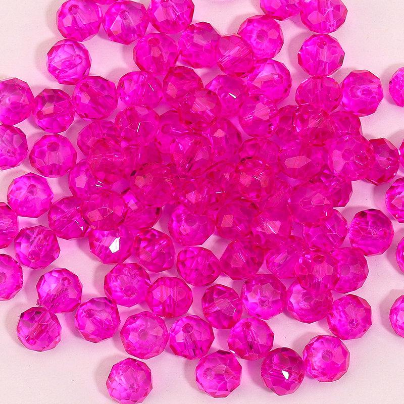 3*4mm 4*6mm Rondelle Faceted Loose Spacer Glass Beads Crystal Round Beads for Jewelry Making DIY Necklace Bracelet Accessories