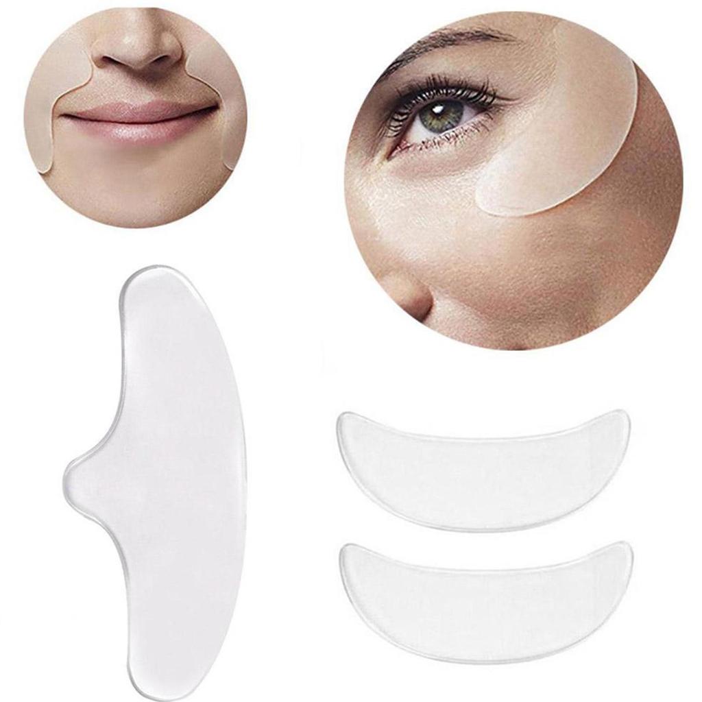 1pcs forehead stickers, 1 pair for eyes, anti-wrinkle, high elasticity