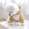 Outdoor Dog Warm Fleece Brushed Sweatshirts Jackets Vest for Small Medium Dogs