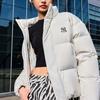 MLB New York Yankees Down Jackets Unisex Cream Stand Collar Moderate Puffer Jacket (Unisex) Down Jackets 3ADJB0736 50CRS