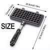 Cast Aluminum Waffle Baking Pan Rectangle Waffle Maker Machine Easy Clean Waffle Mold Pan  Baking