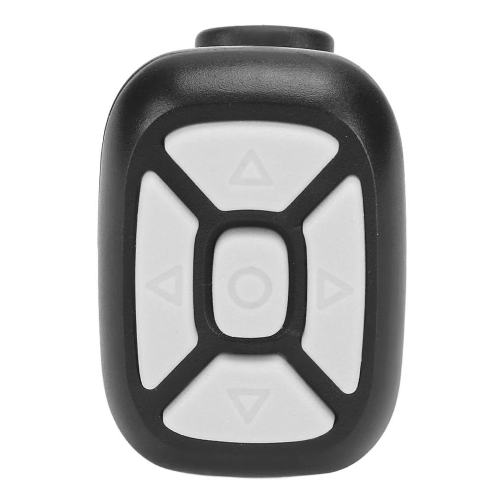 Bluetooth Remote Control Page Turner Mobile Phone Bluetooth Ring Remote Control for Iphone Smartphones Tablets Black