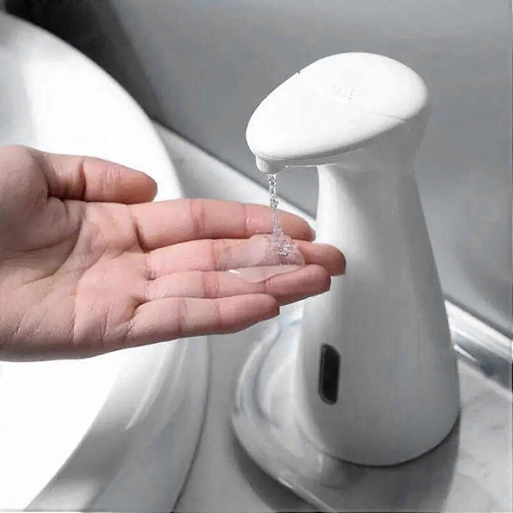 Automatic Sensor Hand Soap Dispenser, Smart Wash Handpiece, White, High Quality ABS, Waterproof for Bathroom