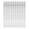 316 Stainless Steel Antibacterial Chopsticks Set - High-Grade, Anti-Mold, Food Safe 304 Tableware for Personal Use
